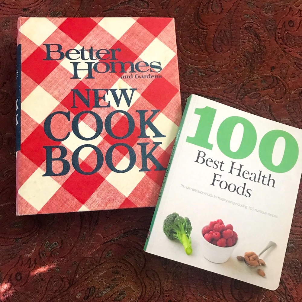 Better Homed and Garden cookbook and 100 Best  Foods.